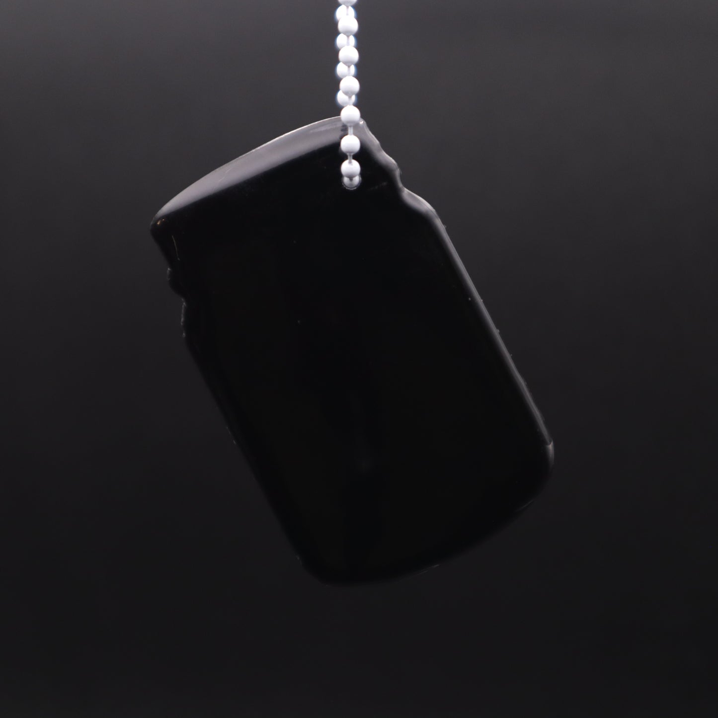 Graveyard Ghosts Jar Shaker Keychain - Black Glitter Version | Halloween Accessories