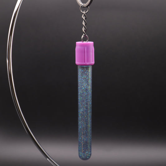 Green Glitter Phlebotomy Keychain | Cute Medical Accessories