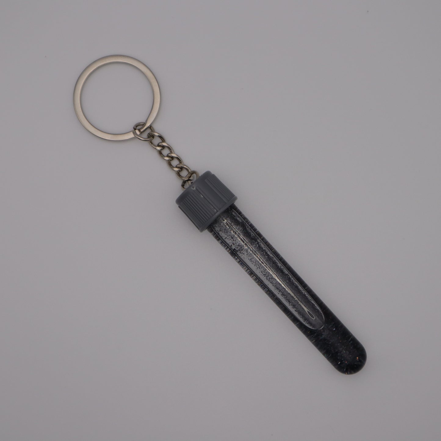 Black Glitter Phlebotomy Keychain | Cute Medical Accessories