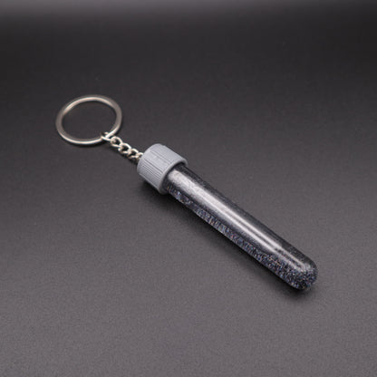 Black Glitter Phlebotomy Keychain | Cute Medical Accessories