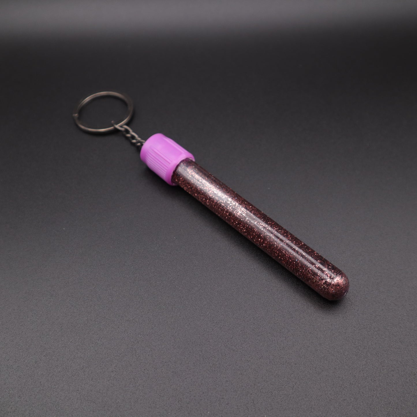 Pink Glitter Phlebotomy Keychain | Cute Medical Accessories