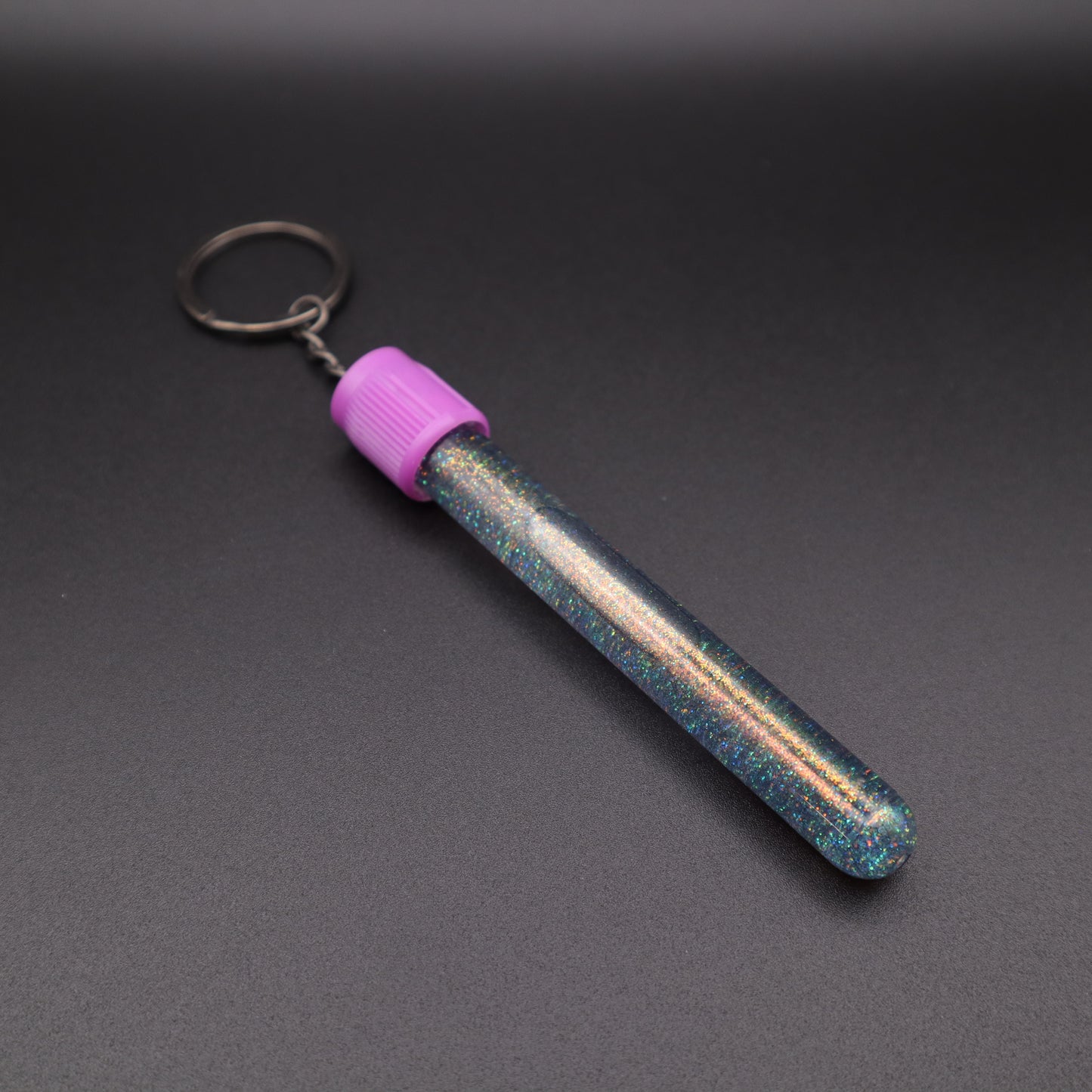 Green Glitter Phlebotomy Keychain | Cute Medical Accessories