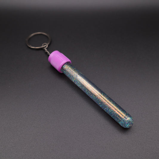 Green Glitter Phlebotomy Keychain | Cute Medical Accessories