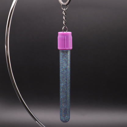 Green Glitter Phlebotomy Keychain | Cute Medical Accessories