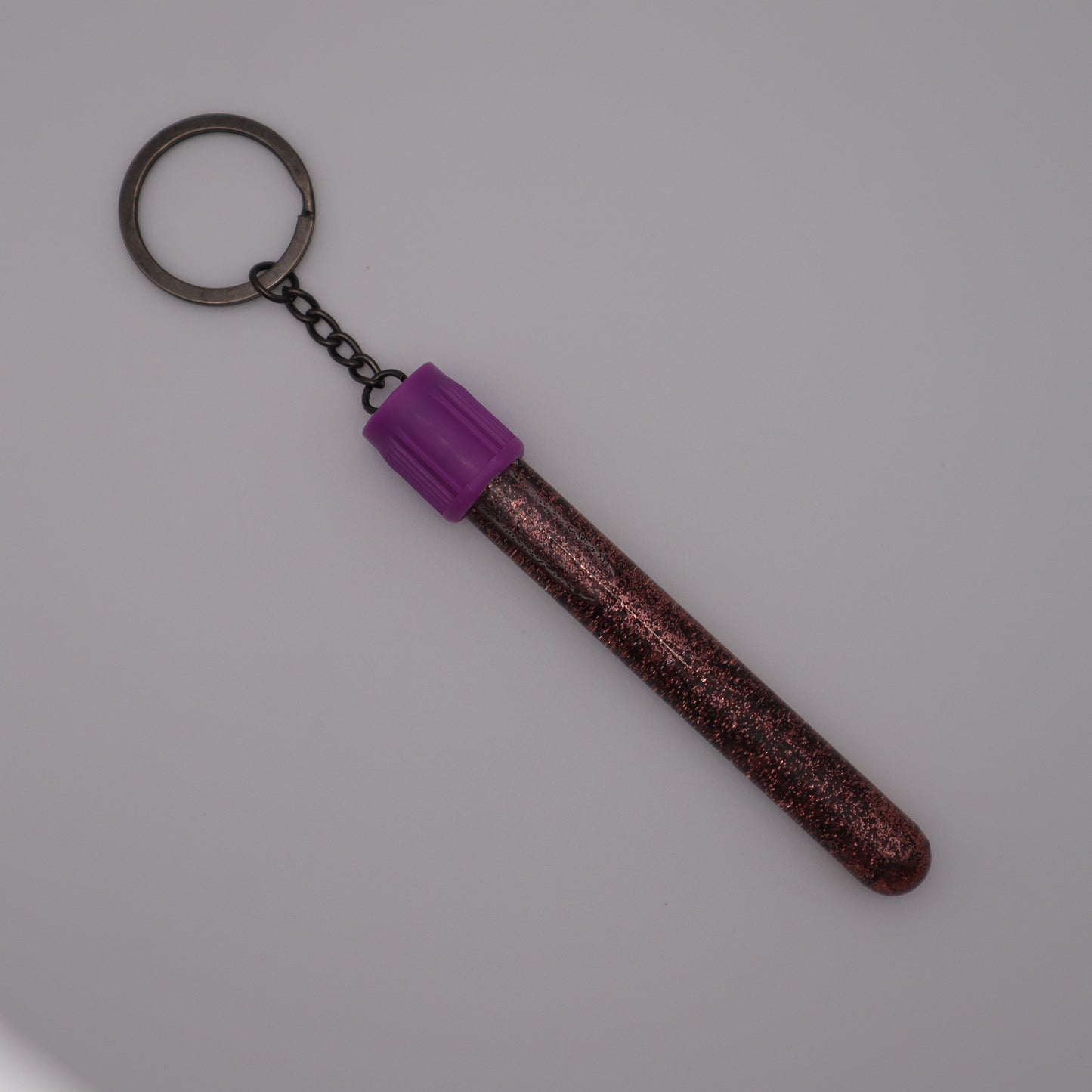 Pink Glitter Phlebotomy Keychain | Cute Medical Accessories