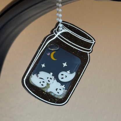Ghostly Shaker Keychain