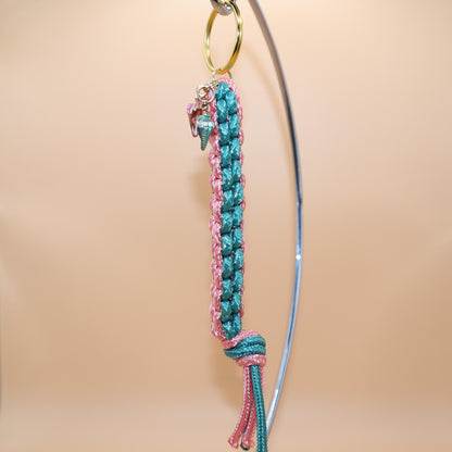 Ocean-themed Keychain with Seashell Charms | Colorful Handmade Keyring | Backpack & Purse Accessories | Gift for Ocean-lovers