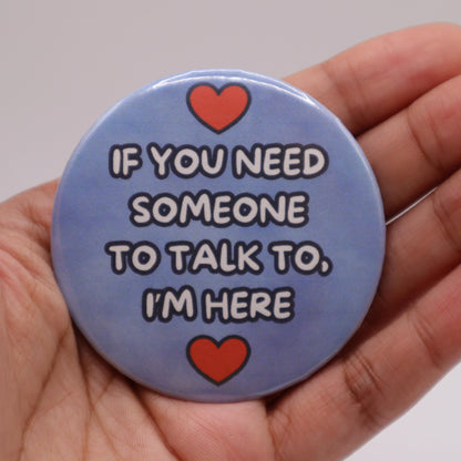 Mental Health Pin | Cute Accessories for Therapists | Colorful Pin for Friends