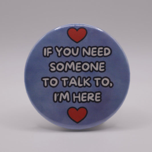 Mental Health Pin | Cute Accessories for Therapists | Colorful Pin for Friends