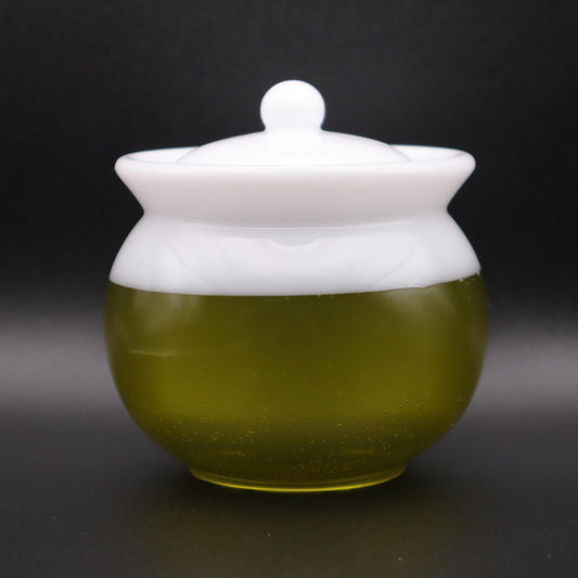 Two-Toned Trinket Jar | Decorative Storage Bowl | Small Resin Jewelry Jar with lid | Aesthetic Decor